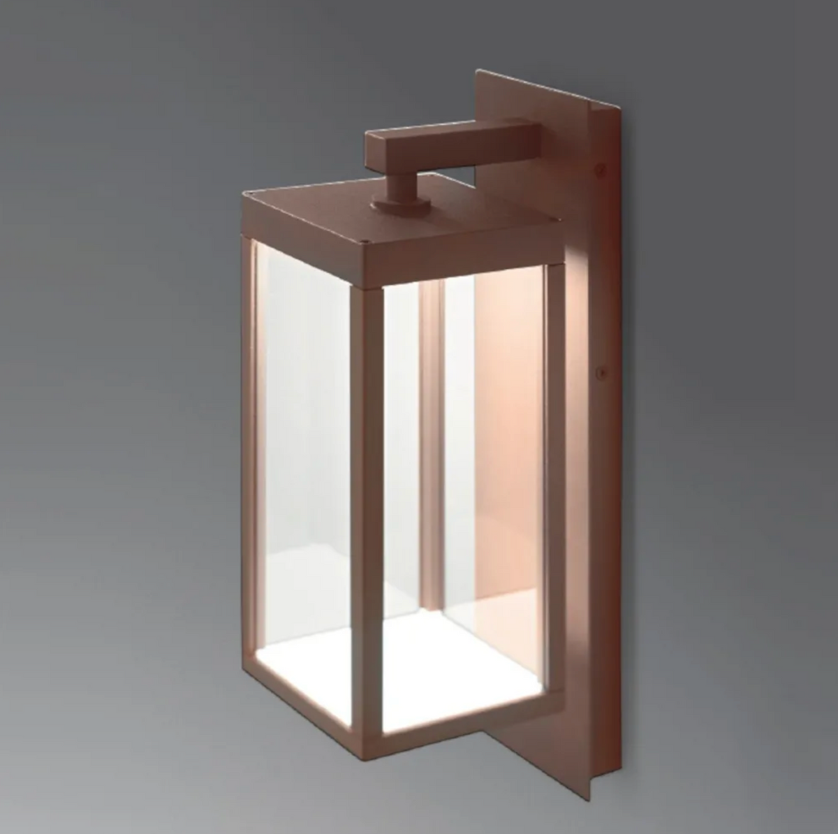 Applique lanterna esterno marrone Gea Led 13W 3000K GES772C